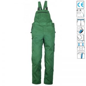 Pantalon cu pieptar Technicity green