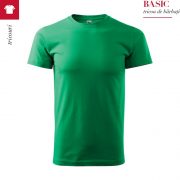 Tricou pentru barbati BASIC, culoare verde mediu