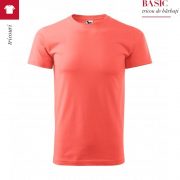 Tricou pentru barbati BASIC, culoare coral