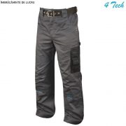 Pantaloni in talie 4Tech, gri/negru
