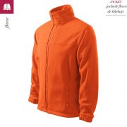 Jacheta portocaliu din fleece pentru barbati, Jacket