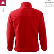 Jacheta rosie din fleece pentru barbati, Jacket