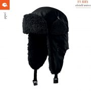 Caciula iarna unisex Furry, negru