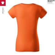 Tricou portocaliu dama, bumbac pre-shrunk, Resist R02