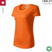 Tricou dama, portocaliu, din bumbac organic, Origin