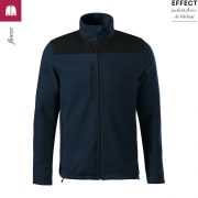 Jacheta albastru marin, din fleece, unisex, Effect