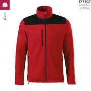 Jacheta rosie, din fleece, unisex, Effect