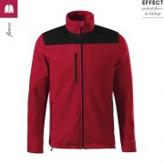 Jacheta rosu marlboro, din fleece, unisex, Effect